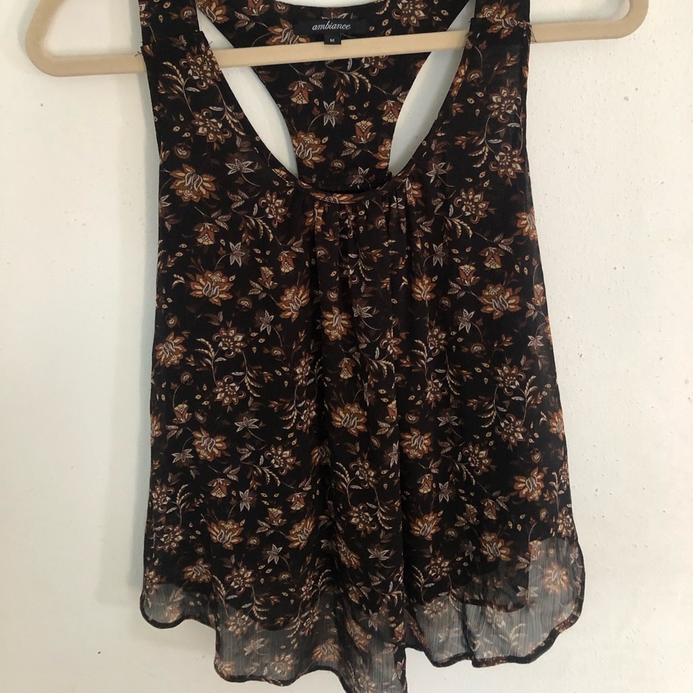 Ambiance~ Fully Lined Flowy Blouse